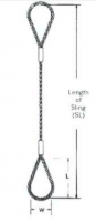 CABLE LAID SLINGS WITH SINGLE ROPE LEGS